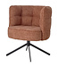 PTMD Odin Rust diningchair legacy 6 deepterra black leg