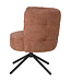 PTMD Odin Rust diningchair legacy 6 deepterra black leg