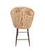 PTMD Ares Bar Chair Hair Brown