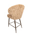 PTMD Ares Bar Chair Hair Brown