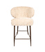 PTMD Ares Bar Chair Hair Beige