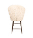 PTMD Ares Bar Chair Hair Beige