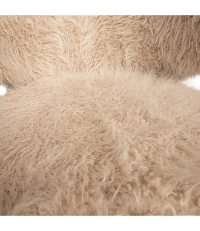 PTMD Ares Bar Chair Hair Beige