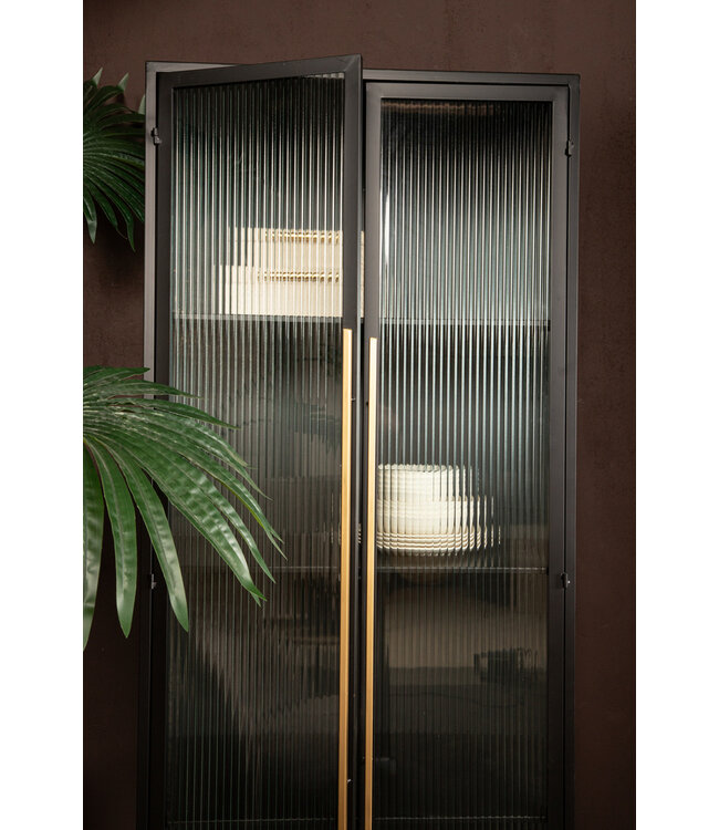 PTMD Caeleen cabinet black and gold