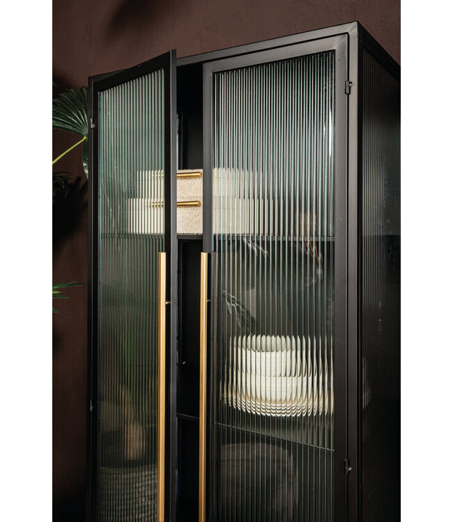 PTMD Caeleen cabinet black and gold