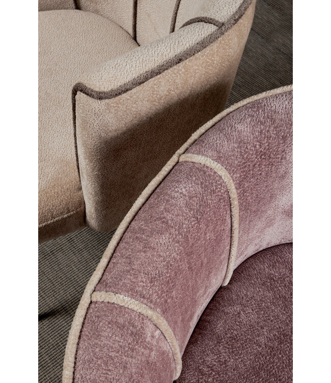 PTMD Nell Beige dining chair aphrodite 3 beige stripes