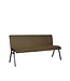 LABEL51 LABEL51 Eetkamerbank Matz - Army green - Microfiber - 175 cm