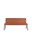 LABEL51 LABEL51 Eetkamerbank Matz - Cognac - Microfiber - 175 cm