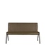 LABEL51 LABEL51 Eetkamerbank Matz - Army green - Microfiber - 145 cm