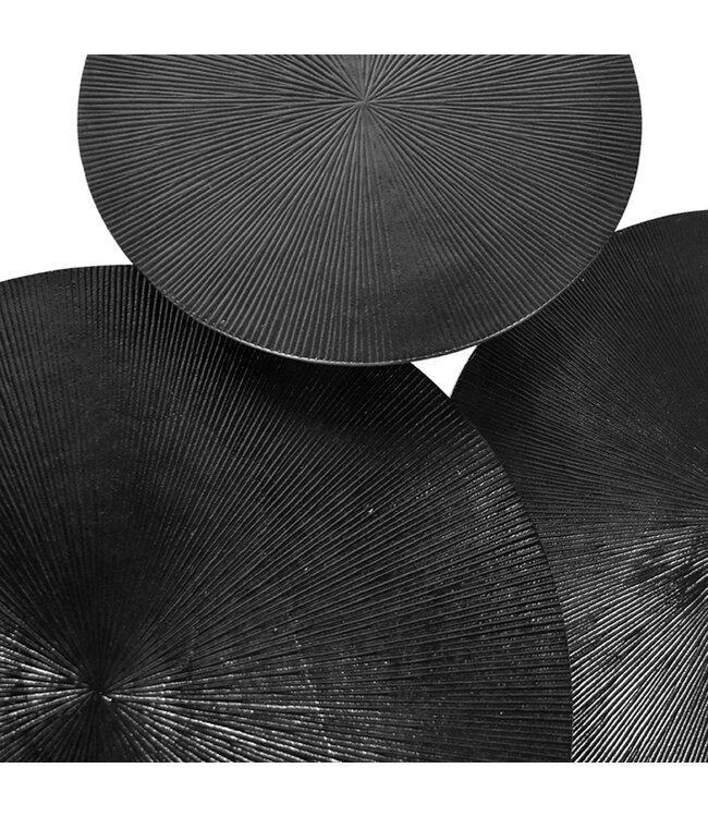 LABEL51 LABEL51 Salontafel Set Nobby - Zwart - Metaal - 60 cm