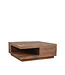 LABEL51 LABEL51 Salontafel Square - Espresso - Mangohout 80x30x80cm
