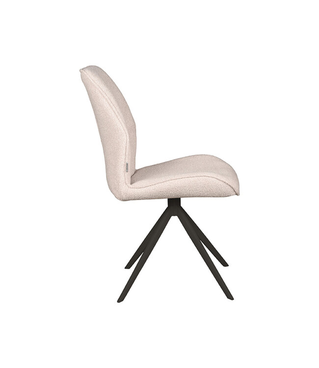 LABEL51 LABEL51 Eetkamerstoel Comfy - Naturel - Boucle