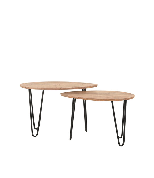 LABEL51 LABEL51 Salontafel Frisk - Rough - Mangohout 68x44x43cm