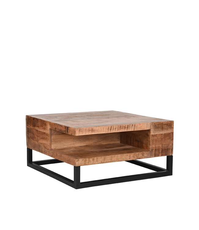 LABEL51 LABEL51 Salontafel Cube - Rough - Mangohout
