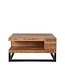 LABEL51 LABEL51 Salontafel Cube - Rough - Mangohout
