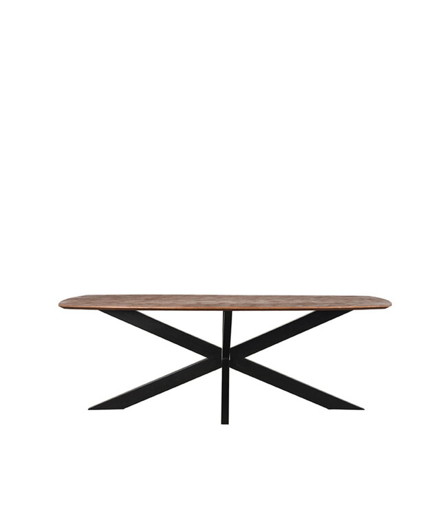 LABEL51 LABEL51 Eetkamertafel Zane - Espresso - Mangohout