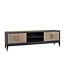 Richmond Interiors TV-meubel Bloomville 4-Deurs - Goud-55x185x40cm