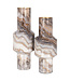 Richmond Interiors Vaas Noia - Groot - Bruin 34x13x13cm