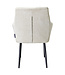 Richmond Interiors Eetkamerstoel Chrissy - Beige-86,5x63x65,5cm