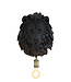 Light & Living Wandlamp Leeuw - Zwart - 33.5x19x40.5cm