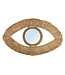 Bazar Bizar De Raffia Eye Spiegel - Naturel - M