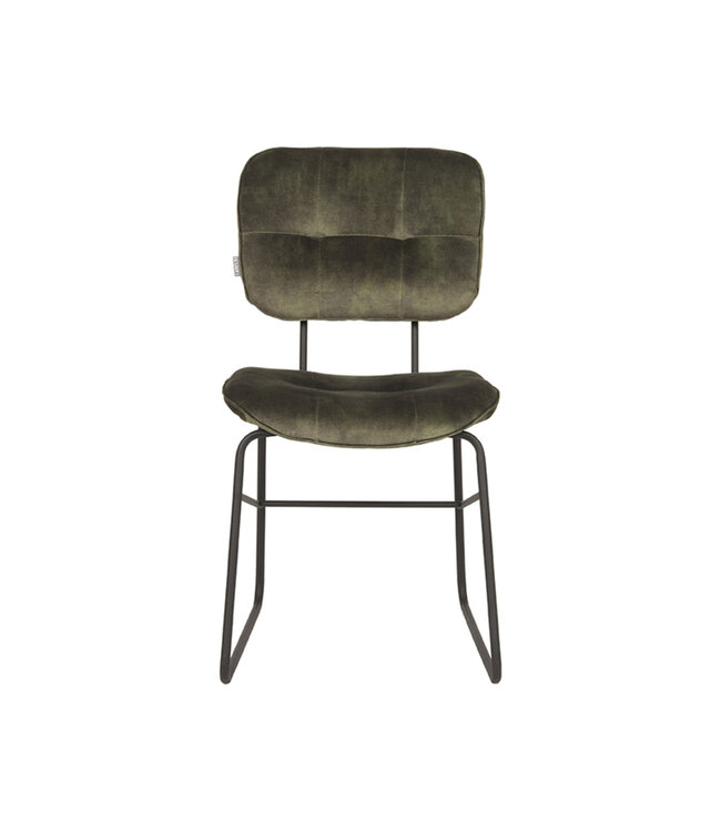 LABEL51 Eetkamerstoel Dez - Hunter - Velours