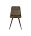LABEL51 Eetkamerstoel Jay - Army green - Microfiber