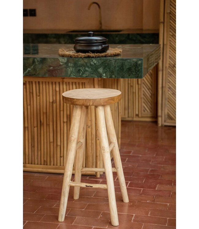 Bazar Bizar Barstoel Kedut - Naturel