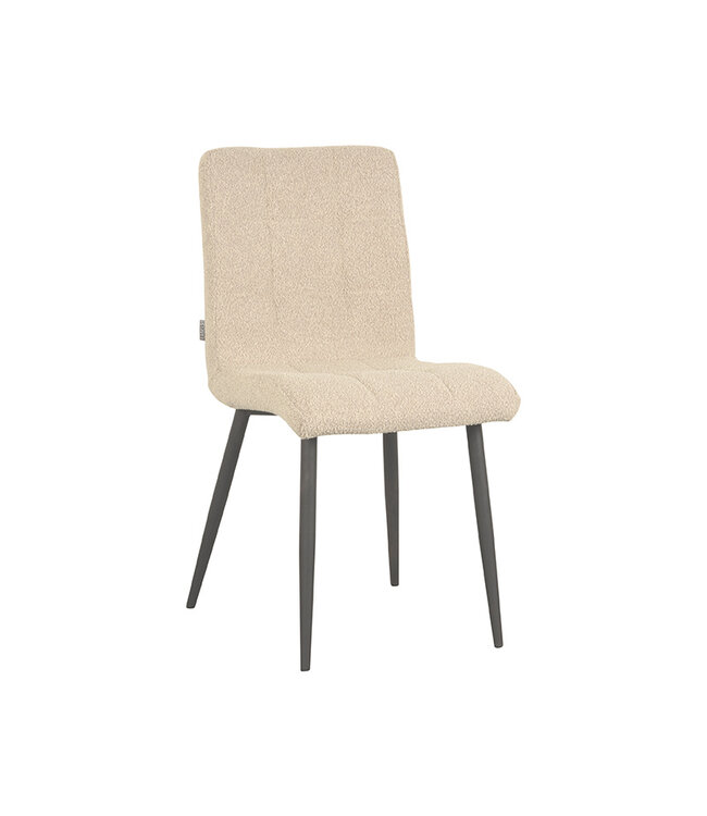 LABEL51 Eetkamerstoel Sam - Zand - Boucle