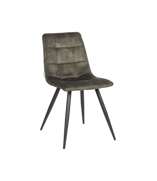LABEL51 Eetkamerstoel Jelt - Hunter - Velours