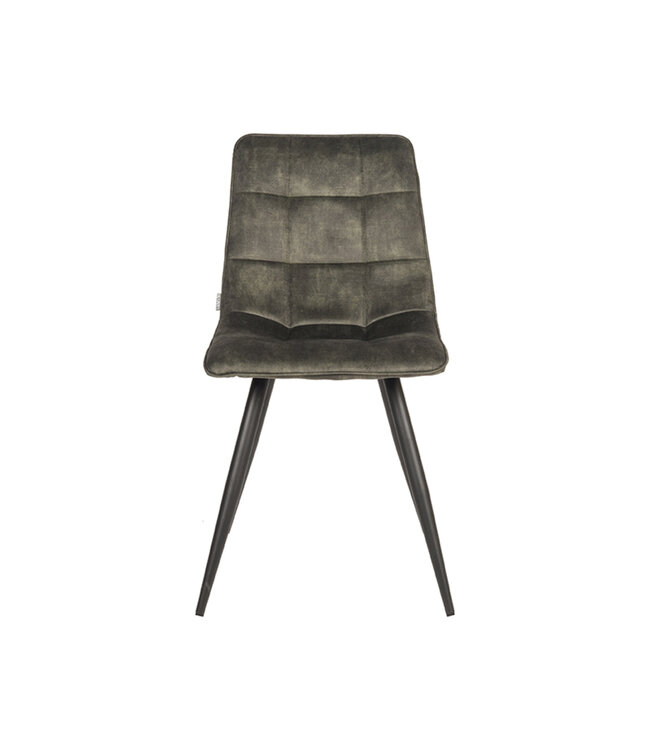 LABEL51 Eetkamerstoel Jelt - Hunter - Velours