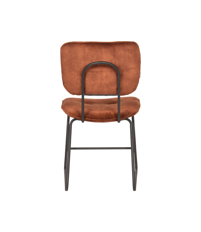 LABEL51 Eetkamerstoel Dez - Rust - Velours