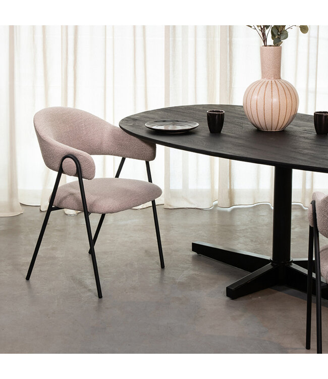 LABEL51 Eetkamerstoel Lowen - Naturel - Boucle