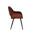LABEL51 Eetkamerstoel Fer - Rust - Velours