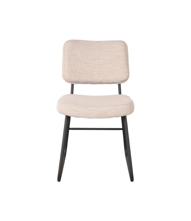 LABEL51 Eetkamerstoel Noah - Naturel - Boucle