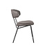 LABEL51 Eetkamerstoel Zack - Antraciet - Microfiber