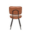 LABEL51 Eetkamerstoel Fos - Cognac - Leder
