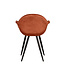 LABEL51 Eetkamerstoel Forli - Rust - Fluweel