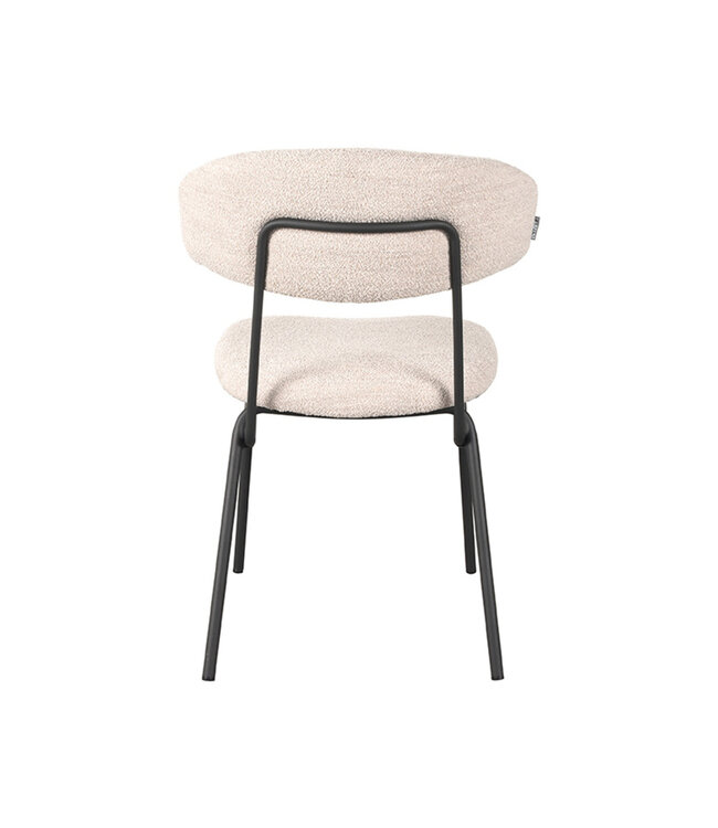 LABEL51 Eetkamerstoel Zack - Naturel - Boucle
