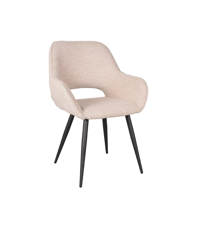 LABEL51 Eetkamerstoel Fer - Naturel - Boucle
