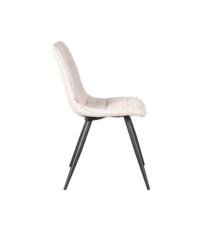 LABEL51 Eetkamerstoel Jelt - Naturel - Boucle