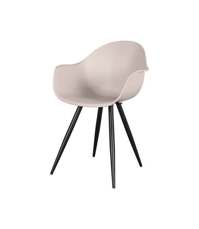 LABEL51 Eetkamerstoel Luca - Zand - Kunststof