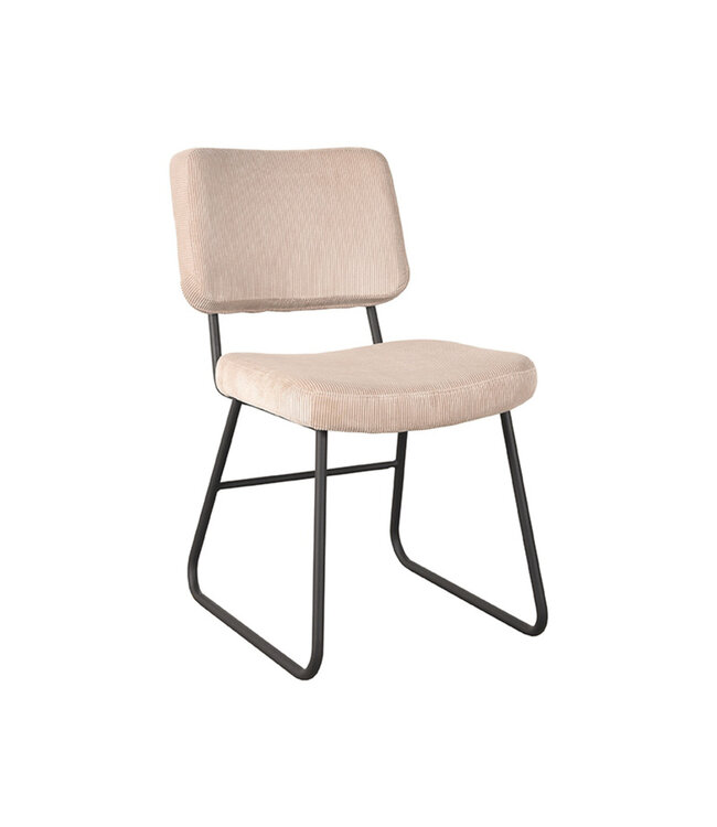 LABEL51 Eetkamerstoel Noah - Naturel - Ribcord