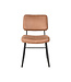 LABEL51 Eetkamerstoel Noah - Cognac - Microfiber