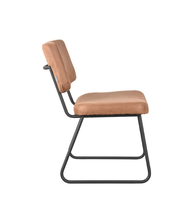 LABEL51 Eetkamerstoel Noah - Cognac - Microfiber