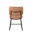 LABEL51 Eetkamerstoel Noah - Cognac - Microfiber