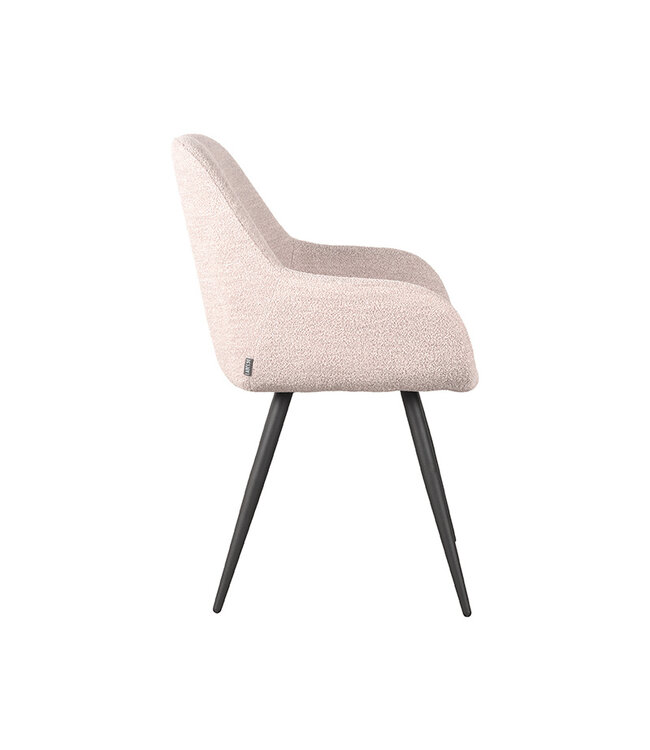 LABEL51 Eetkamerstoel Fender - Naturel - Boucle