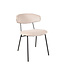 LABEL51 Eetkamerstoel Zack - Naturel - Ribcord
