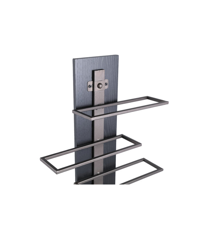 PTMD Brendan Brown stalen wand wijnrek lagen S