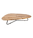 PTMD Deeba salontafel versteend hout 130